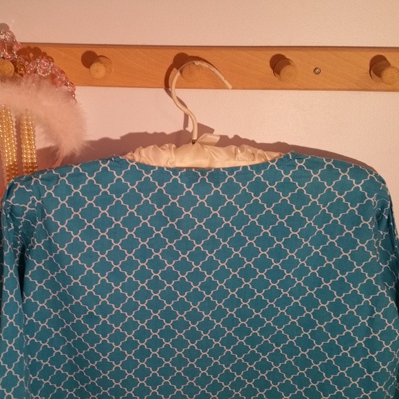 Lexi York Size 10 Blue Swim Suit Coverup Top - Picture 5 of 8